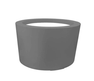 Donica  CIRCULO Ø130x100 SZARY MAT